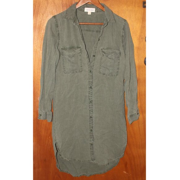 NEW Cloth & Stone Shirt Dress Size S - Picture 5 of 7